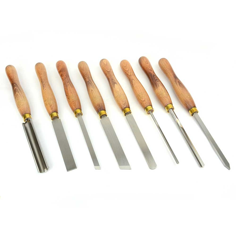 Crown Tools 285 8 Pc Woodturning Tool Set - Wood Chisels - Amazon.com